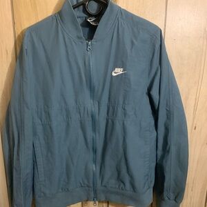 Nike Men's Teal Windbreaker Jacket